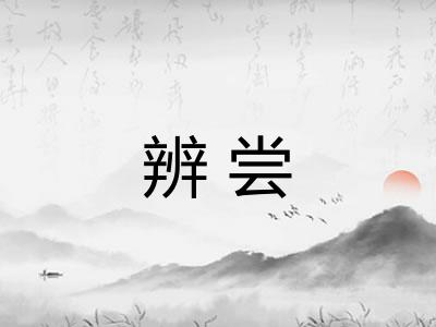 辨尝