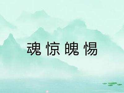 魂惊魄惕