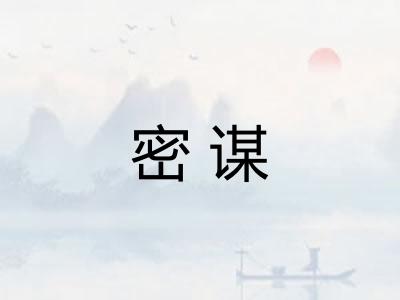 密谋