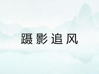 蹑影追风