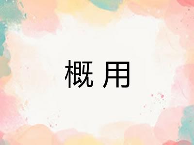 概用
