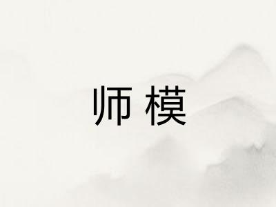 师模