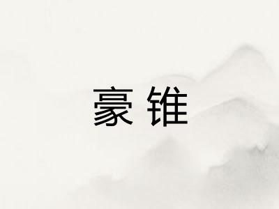 豪锥