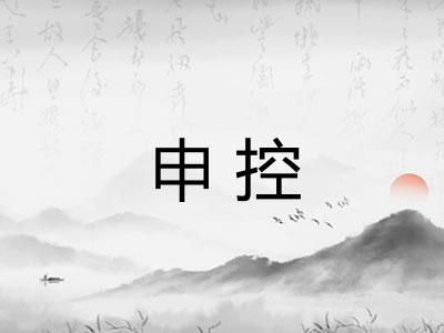 申控