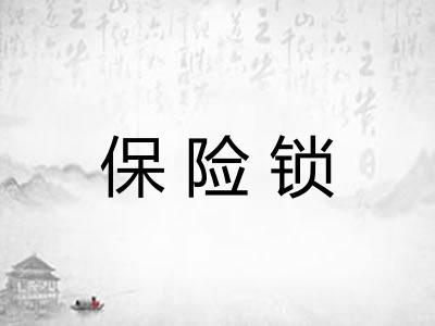 保险锁