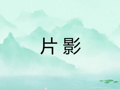 片影