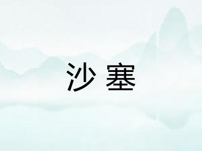 沙塞