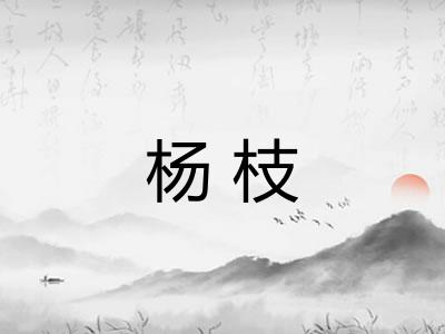杨枝