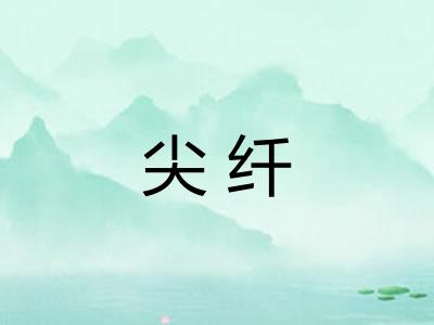 尖纤